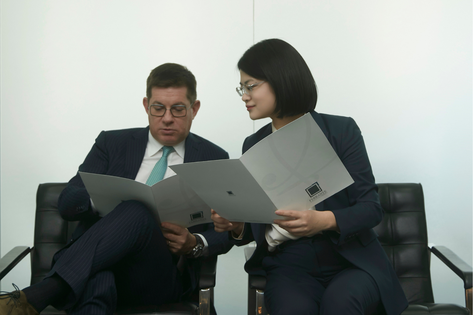 Ferrante Intellectual Property professionals reviewing documents